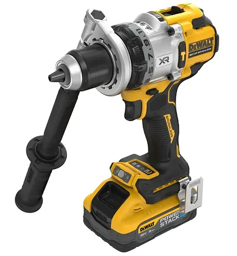 Дриль-шурупокрут акумуляторний DeWalt безщітковий ударний с АКБ та ЗП (DCD1007H2T) - фото 3