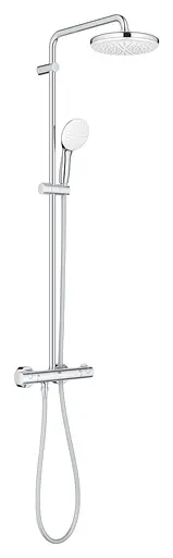 Душова система з термостатом для настінного монтажу Grohe Tempesta System 210 26811001, Хром - фото 2