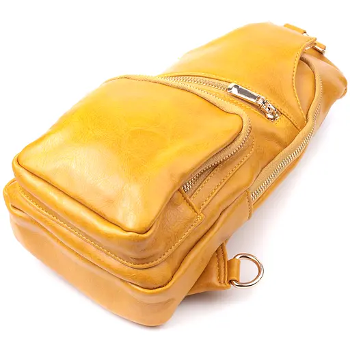 Женская слинг сумка Vintage через плечо из экокожи 16х30х8 см sum0026957 - фото 6