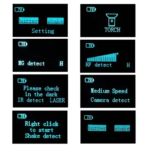 Детектор жучков, скрытых камер, GPS трекеров, антижучок с LCD экраном Nectronix DS618 (101025) - фото 6