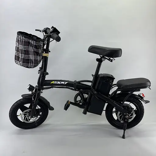 Електровелосипед Askmy 14" (500W 48V 13Аh) чорний - фото 3
