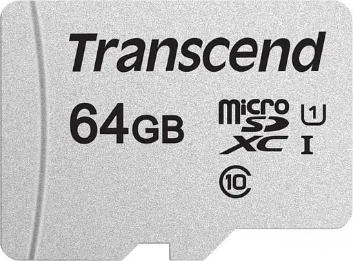 Карта памяти Transcend 64GB microSDXC UHS-I 300S TS64GUSD300S (FFSDTR02058) - фото 1