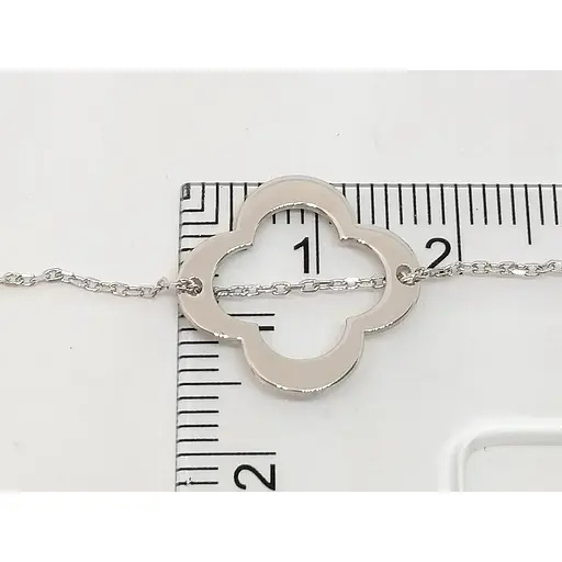 Срібне кольє Qvaliz Конюшина. 908-00886 - фото 4