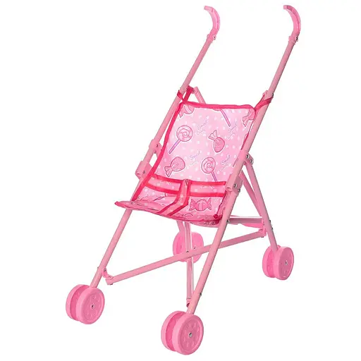 Коляска для ляльки, пластик, складана, 66.5x49x24 см