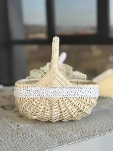 Пасхальная корзина 22х14х23см hand-made 2 MIS LT - фото 2