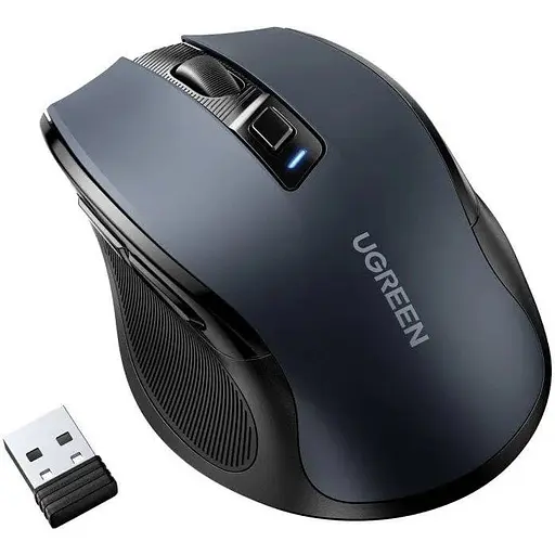 Бездротова миша Ugreen Ergonomic Wireless Mouse MU101 блакитний (15807) - фото 1
