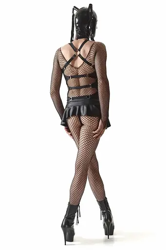 Топ Regnes Fetish Planet CRD006, M (чорний) - фото 4