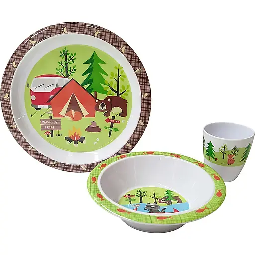 Сервиз столовый Gimex Tableware Kids Adventure 3 предмета разноцветный (6965570) - фото 1