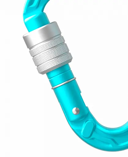 Карабин Edelrid HMS Strike Screw II Turquoise (1017-737690003290) - фото 2