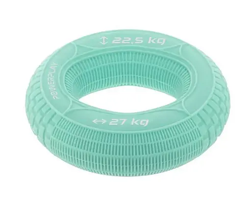 Еспандер кістьовий PowerPlay силіконовий PP-4330 Hand Grip Loops Medium 22.5-27 кг М'ятний (PP_4330_Mint_(22.5-27kg)) - фото 2