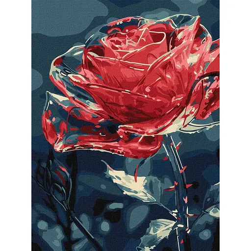 Картина за номерами "Кришталева квітка" ©art_selena_ua Ідейка KHO3285, 30х40 см - фото 1