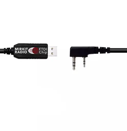 Кабель Mirkit FTDI Model 1 Standart Black для програмування рацій з роз'ємом K2 Baofeng - фото 4