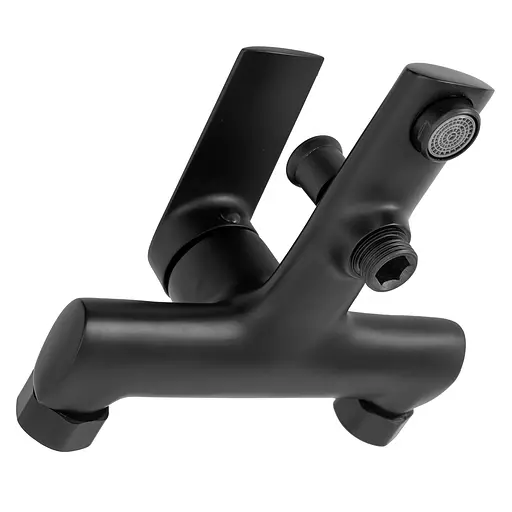 Смеситель для ванны Rea Buzz настенный black REA-B3421 Черный матовый - фото 6