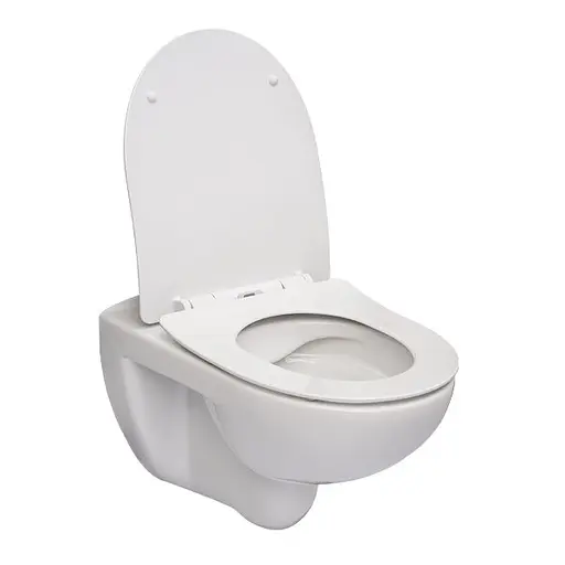 Унитаз подвесной Roca Victoria Rimless с сидением Soft Close Slim A34H398000, Белый - фото 3