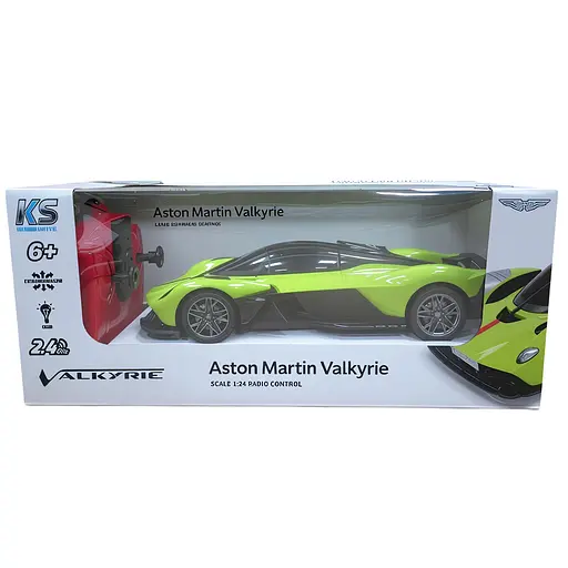 Автомобіль KS Drive на р/к - Aston Martin Valkyrie (1:24, 2.4 ГГц, зелений)  - фото 2