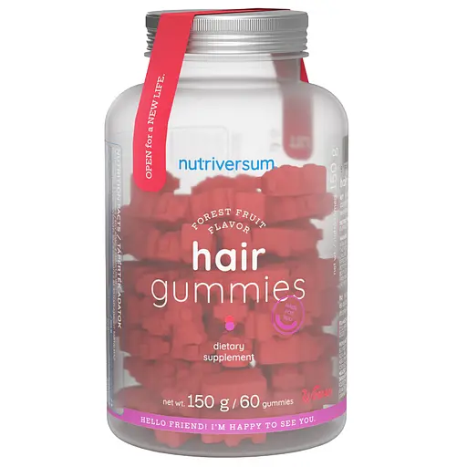 Добавка дієт Nutriversum Hair Gummies лісові ягоди 60 шт. - фото 1