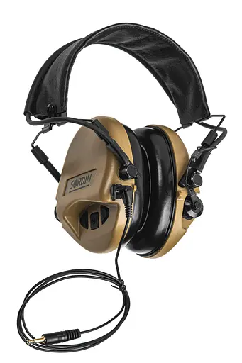 Навушники Sordin Supreme Mil AUX Slim HB Sand 74308-05-S - фото 2