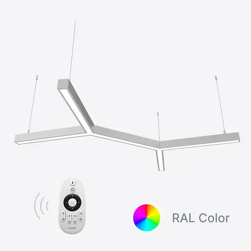 Керований світлодіодний світильник X-LED 100ВТ Star ral (870*740*43) LSNS-100dc - фото 1