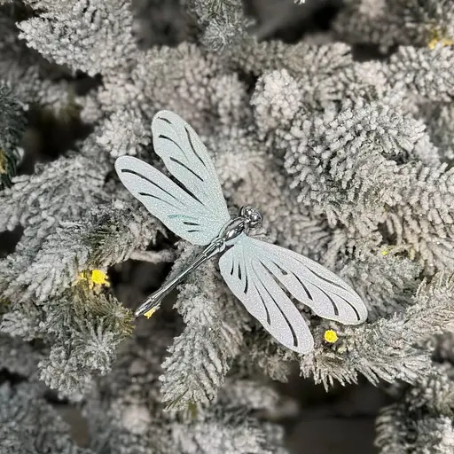 Ялинкова іграшка MIS LT Бабка мала 15х9х1,5 см блакитний - фото 2