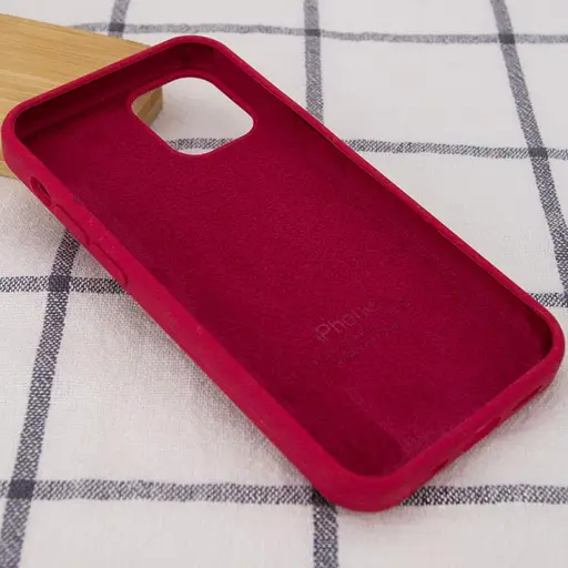 Чехол Silicone Case Full Protective AA для Apple iPhone 14 Plus 6.7 Красный/Rose Red - фото 3