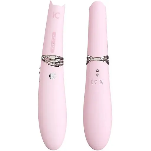 Вакуумный стимулятор с вибрацией KisToy Miss CC Pink - фото 2