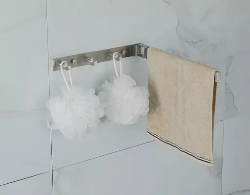 Планка с тремя крючками для полотенец Frap F30418 - фото 3