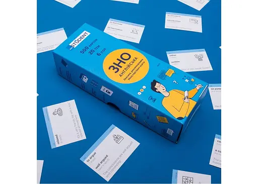 Настольная игра English Student Карточки для изучения английского языка ВНО English Student (укр.) (59122622) - фото 6