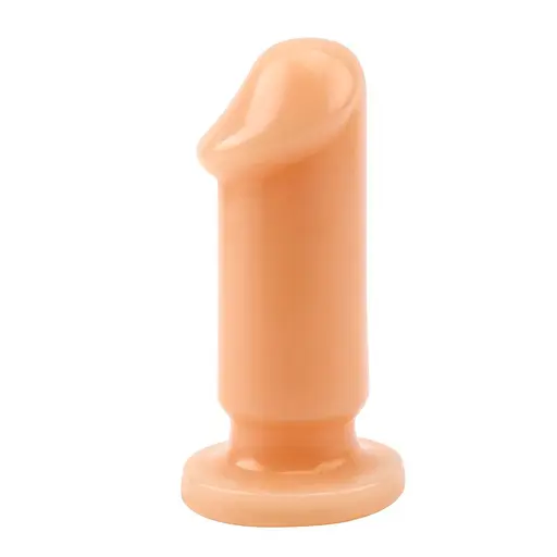 Анальна пробка Prof.Jason C Small Slim Dildo 9 см (тілесний)