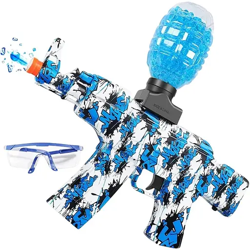 Бластер A&K Ejection Gel Ball aqua 5000 шт. с гель шариками орбиз blue - фото 1