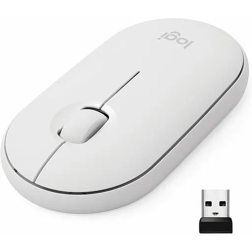Миша комп'ютерна Logitech Pebble M350 White (910-005716, 910-005541)