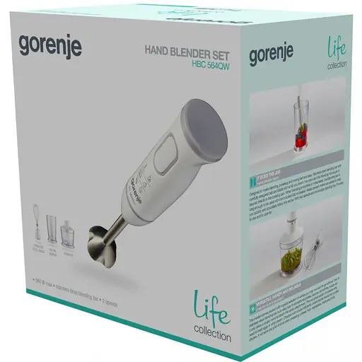 Занурювальний блендер Gorenje HBC564QW - фото 3