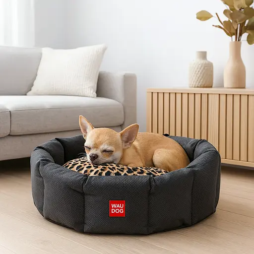 Лежанка для собак Waudog Relax Леопард S 34х45х17 см   - фото 3