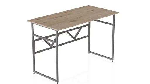 Компьютерный стол Ferrum-decor Райан 75x120x60 серый ДСП Дуб Сан-Марино 32мм (FRD-101609)