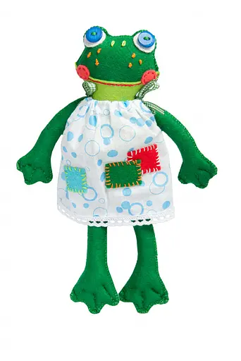 Дитячий набір для творчості "Жабка" MI-003 шиття м'якої іграшки - фото 2