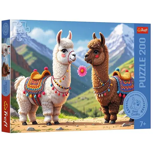 Пазл Trefl KAZSTUDIO SA Цветные ламы 200 эл. (13356)