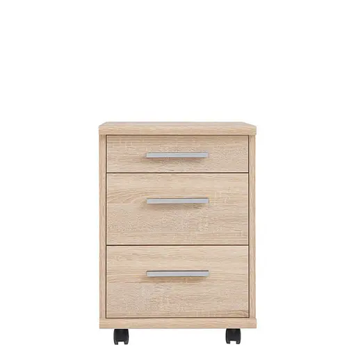 Тумба офисная под стол Гербор Офис Лайн KON 3S Дуб сонома (GRB-1384)