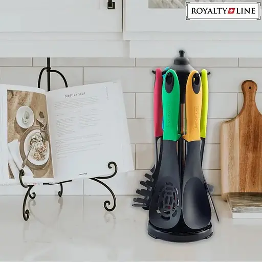 Набор лопаток на подставке Royalty Line RL-NU6S с антипригарным покрытием 6 шт. - фото 4