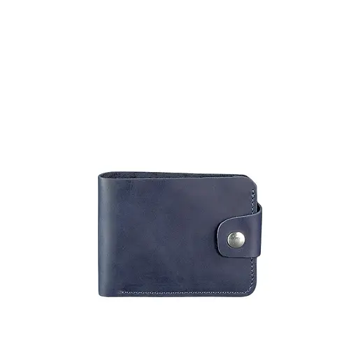Шкіряне портмоне 4.3 синє - фото 7