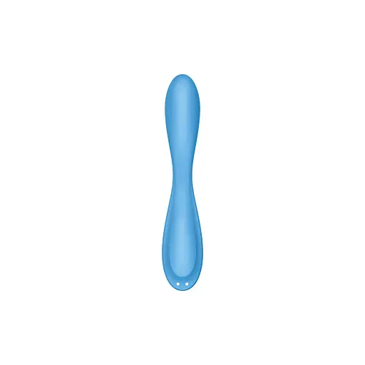 Вібратор Satisfyer G-Spot Flex 4+ Connect App 19.5 см блакитний - фото 4