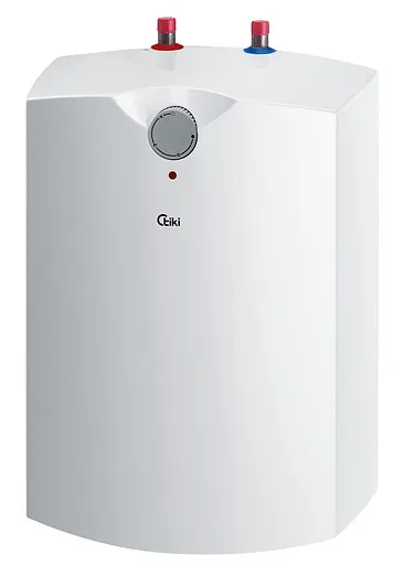 Водонагрівач Tiki компакт GT 2 кВт, мокрий ТЕН, 10 л, прямокутний, вертикальний, під мийкою, білий (GT10UMINI_TIKI) - фото 6