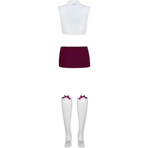Еротичний костюм Obsessive Student 4 pcs costume S/M - фото 4