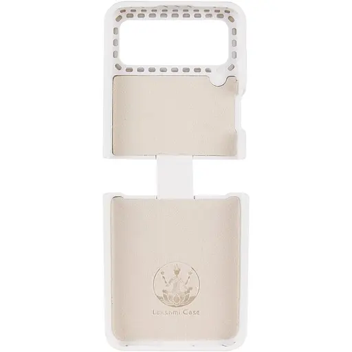 Чехол Foldables Silicone Cover Lakshmi AAA для Samsung Galaxy Z Flip4 Белый / White - фото 3