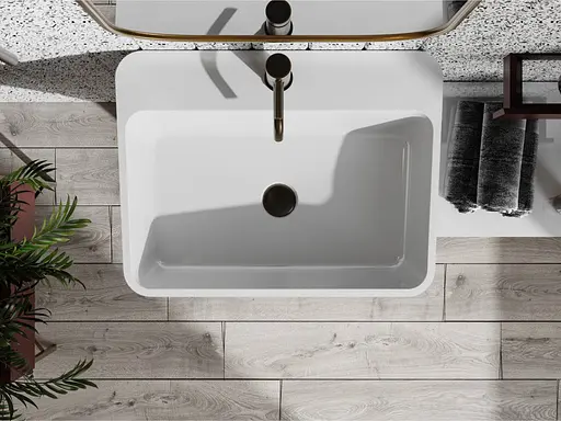 Умивальник Miraggio Sun глянсовий 0002390, Білий - фото 3