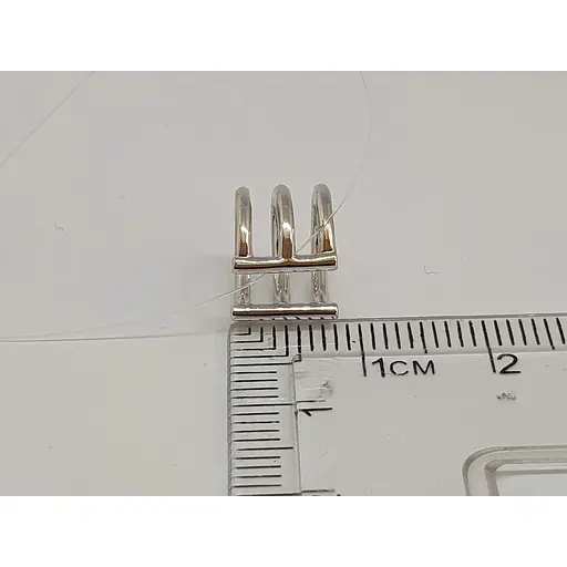 Срібна сережка-кафф на хелікс Dear. 3576С - фото 3