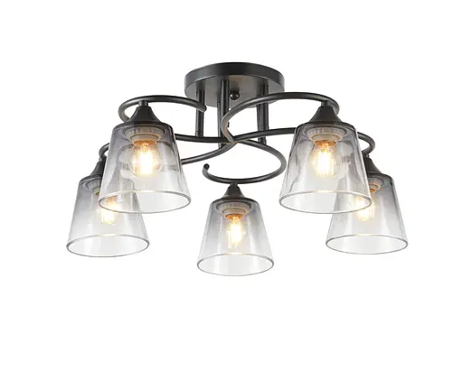 Люстра декоративна V 6362-5 BK