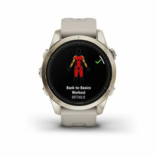 Смарт-годинник Garmin Epix Pro Gen 2 Sapphire 42mm Soft Gold w. Light S. Band (010-02802-10/11) - фото 10