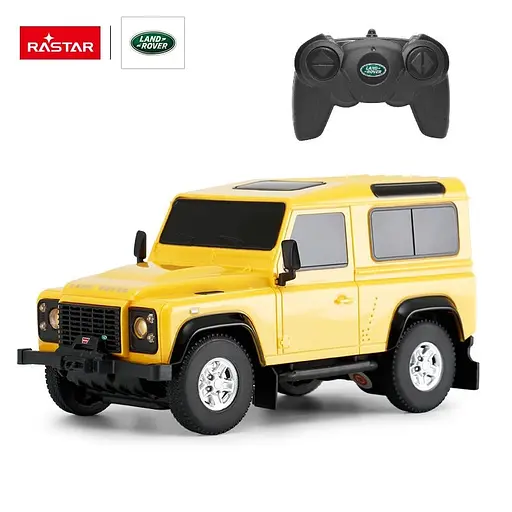 Машинка Rastar Land Rover Defender на управлінні 1:24 жовтий 78500 - фото 2