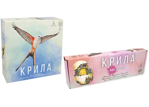 Настольная игра Ігромаг Крылья + Крылья. Фан Арт Пак (укр.) (STM910+1)