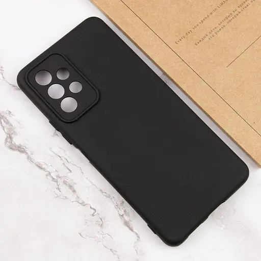Чохол TPU Getman Liquid Silk Full Camera для Samsung Galaxy A23 4G Чорний / Black - фото 4
