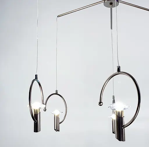 Подвесная люстра в корухе бронза на 6 ламп Line.F 5008/6 GR - фото 3